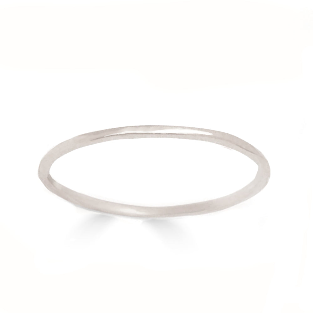 stackable sterling silver ring band