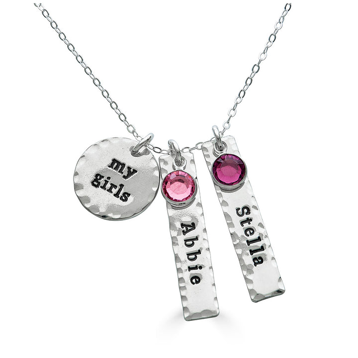 by-Hannah-Design-personalized-my-girls-sterling-silver-necklace-with-birthstones
